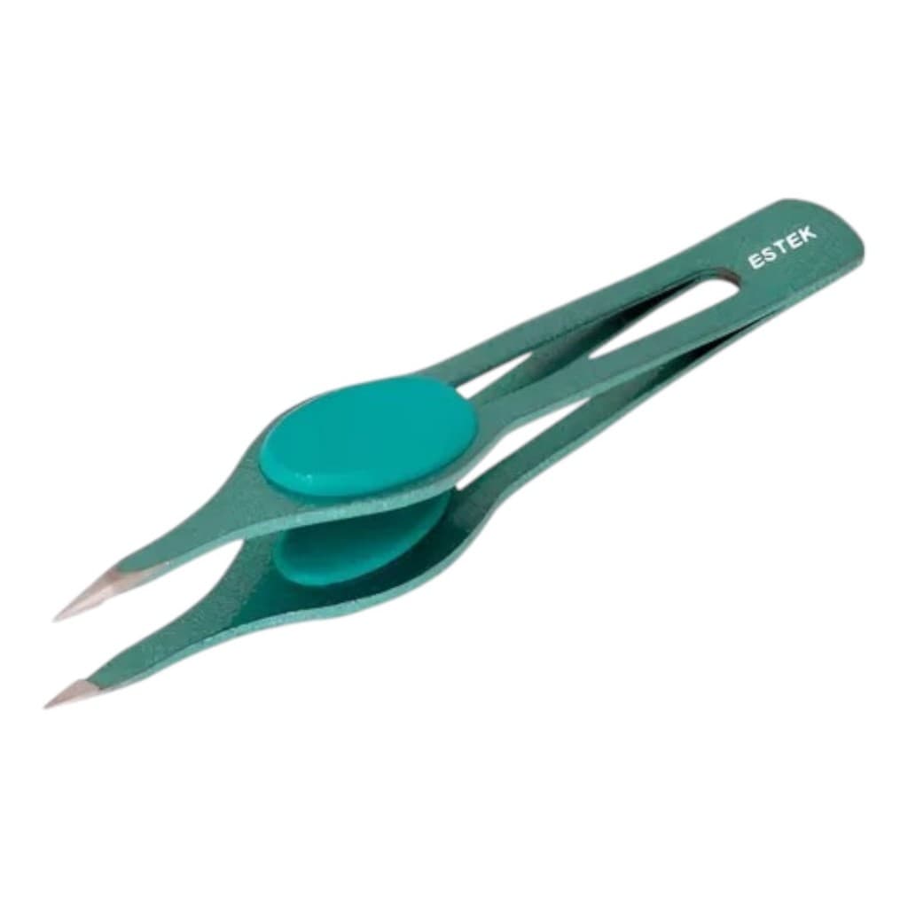 Pinça Depilação Ponta Fina Sobrancelhas Pelo Facial Rosto Estética Alta precisão Design Estek