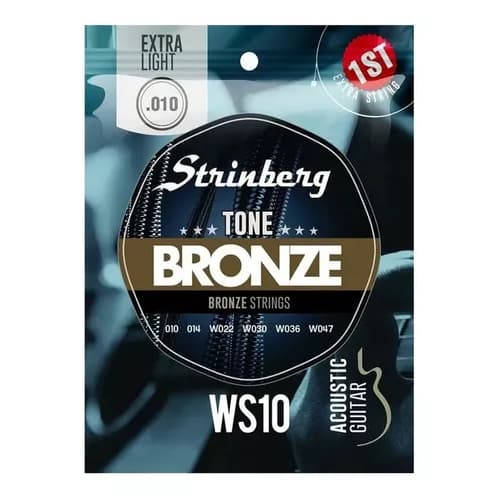 Encordoamento Violão Aço Strinberg WS10 Bronze 010-047