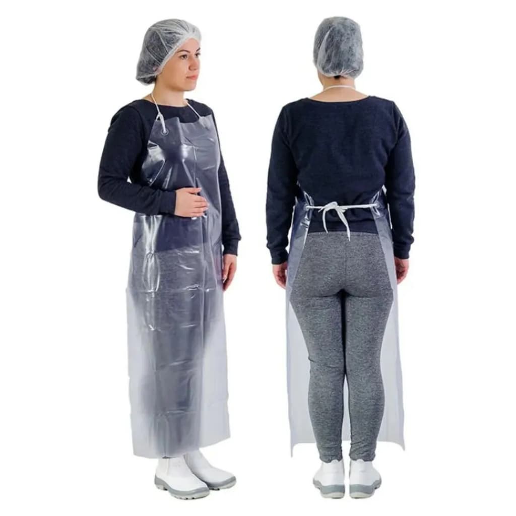 Avental Impermeável Em Pvc Laminado 1,20 X 0,70 Cm Açougue Cozinha limpeza