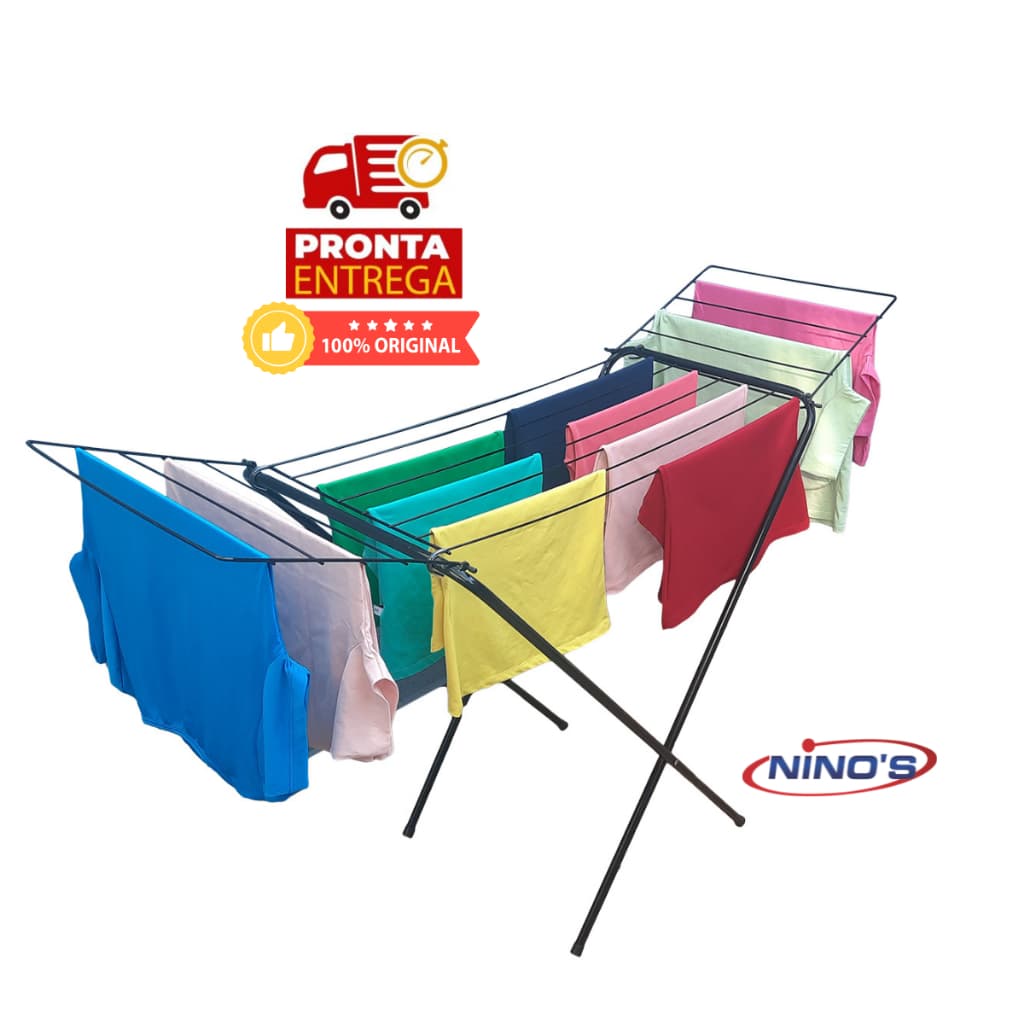 VARAL DE CHÃO COM ABAS LEVE PRÁTICO PORTÁTIL NINOS