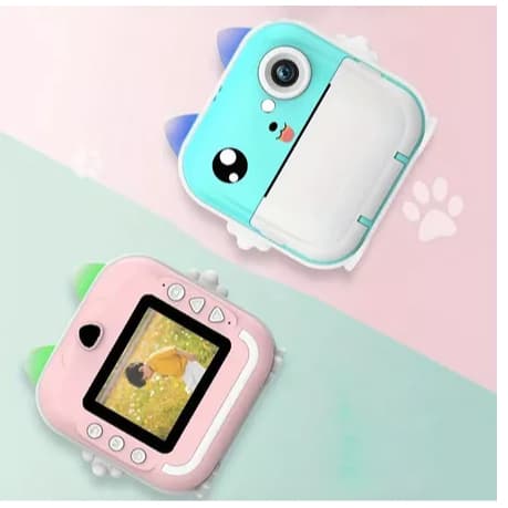 Camera De Impressão Instantânea Para Crianças Vídeo Fotografia Digital Fotográfica Toy Mini Impressora Térmica Boy Girls