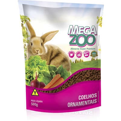 Ração Megazoo para Coelhos Adultos 500gr