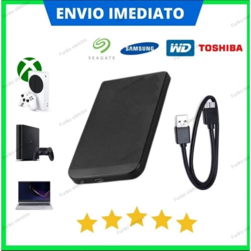 HD externo 160GB/250GB/320GB/ 500GB/ 1TB USB 3.0 xbox / ps2 / ps4 / Tv - Garantia - ENVIO IMEDIATO