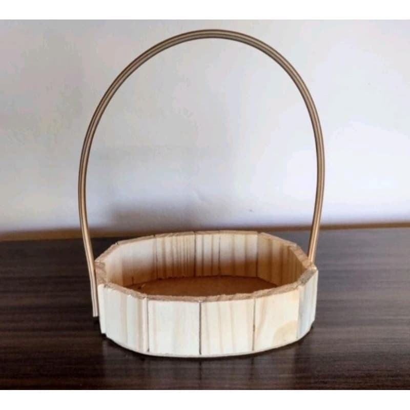 Kit 10 Cestas oval 20cm ou 15cm, fraldera de madeira, presentes