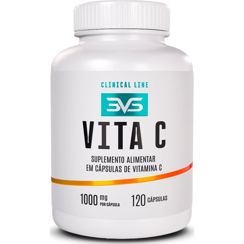 Vitamina C 100% Pura E Concentrada - Fórmula Exclusiva Com 1000mg Por Cápsula - 120 Cápsulas