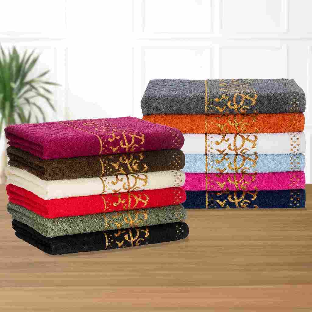 Kit com 5 toalhas de rosto 45x70cm