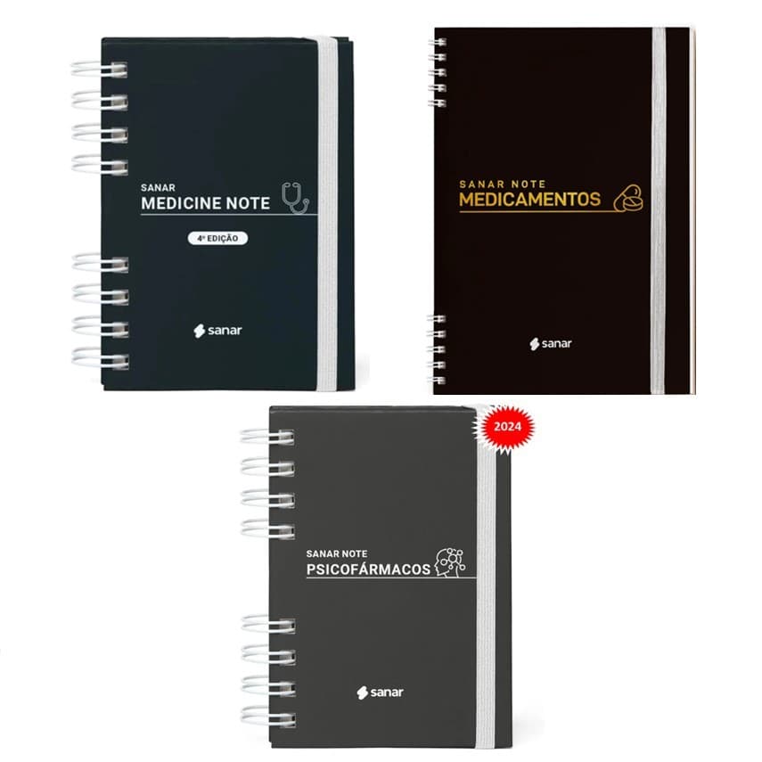 Kit Medicine Note - Sanar Medicamentos - Sanar Psicofarmaco Dose Tripla