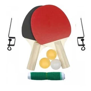 Raquete para Ping Pong Tênis de Mesa Com 2 Raquetes +3 Bolinhas