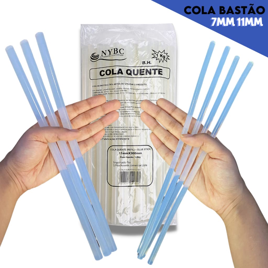 Cola Quente em Bastão Pacote com 1Kg - Mazzal