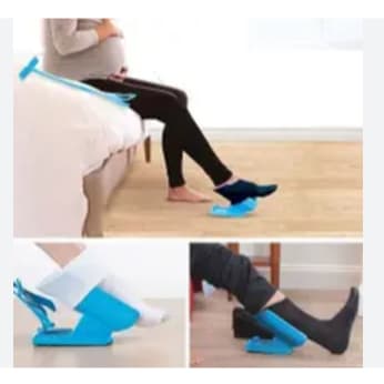 Calçador De Meias Prático Sock Slider Para Calçar Meia Pronta Entrega