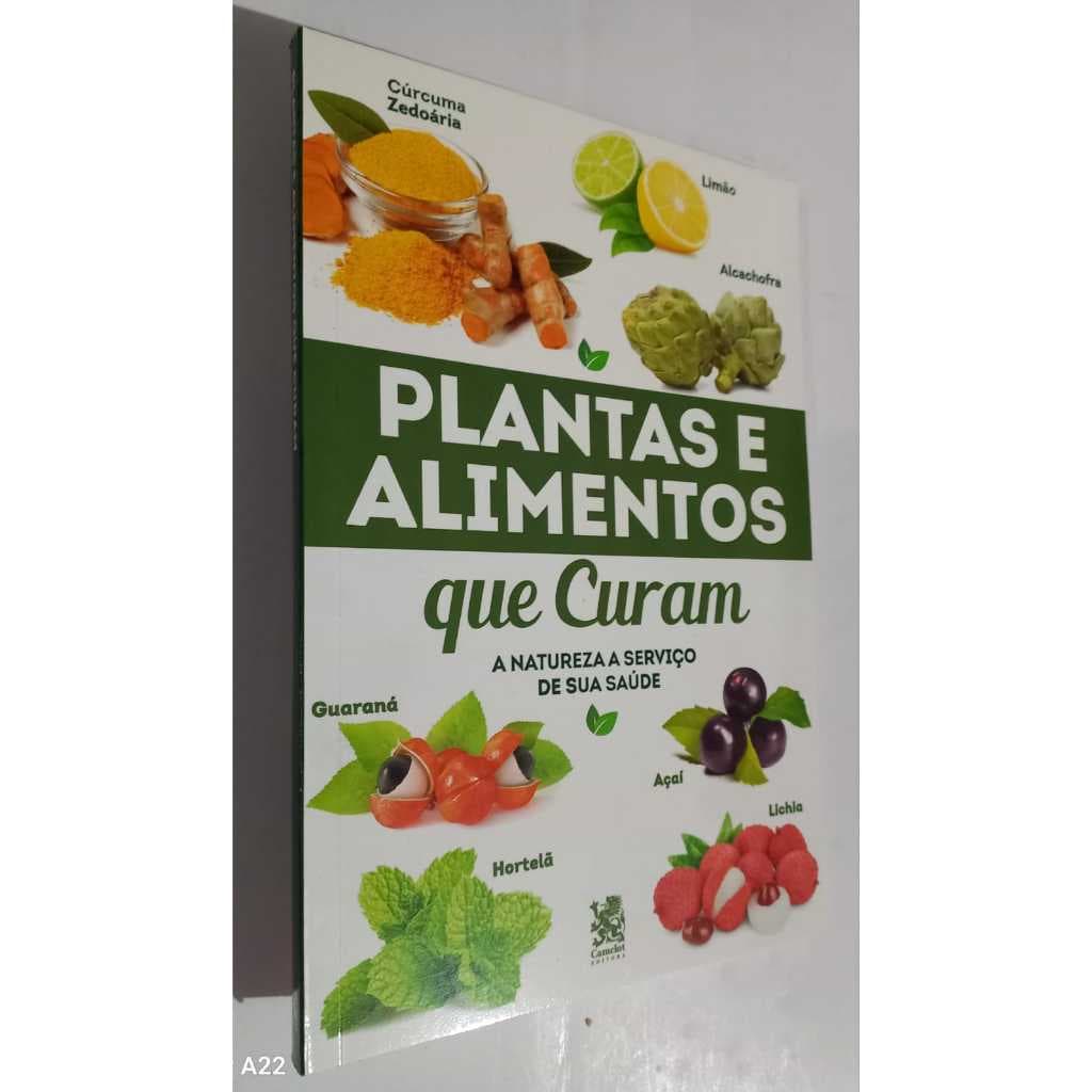 Livro 502 PLANTAS e ALIMENTOS MEDICINAIS de A a Z 180 Páginas