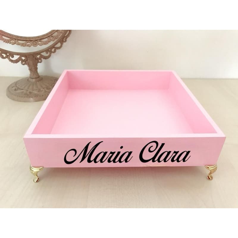 Bandeja com Nome MDF