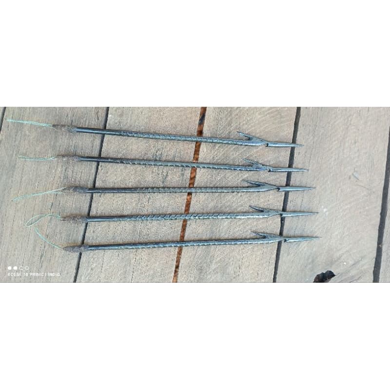 Setas/dardos tubarão negro  21cm 5mm