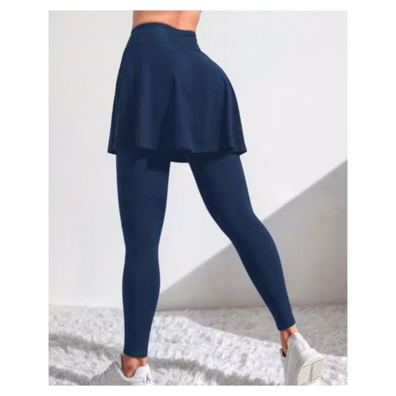Calça Legging Saia Babado Tapa Bumbum Fitness Academia Suplex Treino