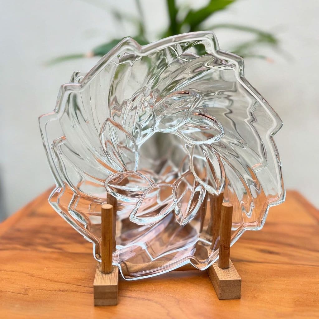 Jogo de Pratos Vidro / Pote de Sobremesa Tijela Cristal Luxo Sobremesa - 6 unidades