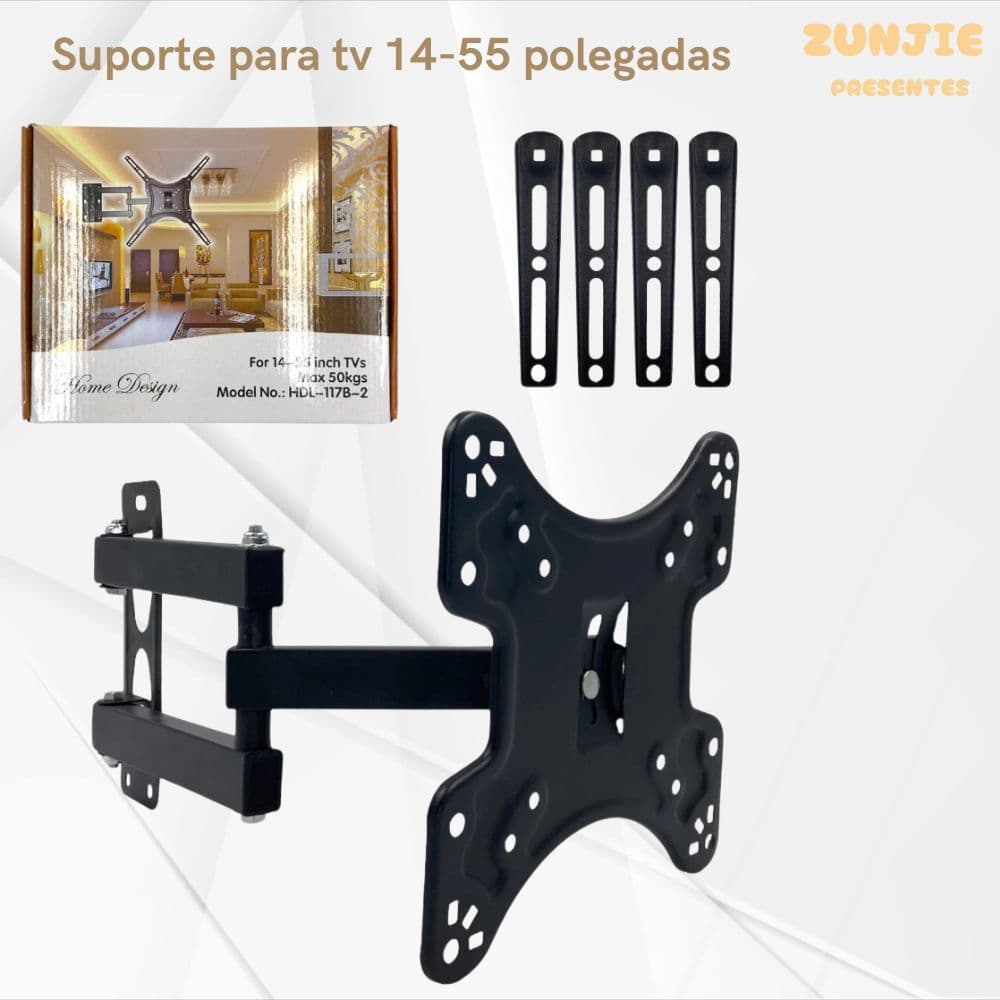 Suporte Articulado Tv E Monitores De 14 A 55 Polegadas - 117B-2