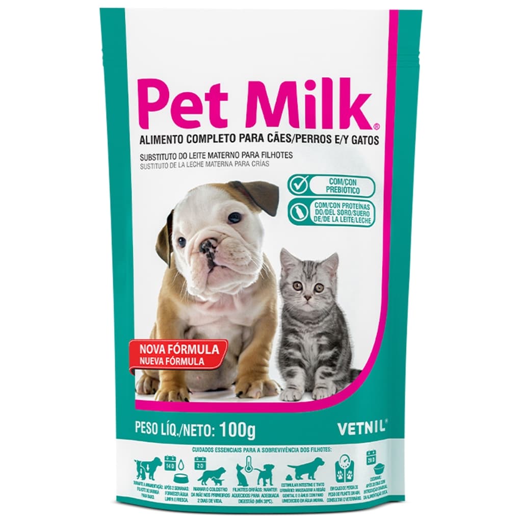 Suplemento Pet Milk Para Cães E Gatos