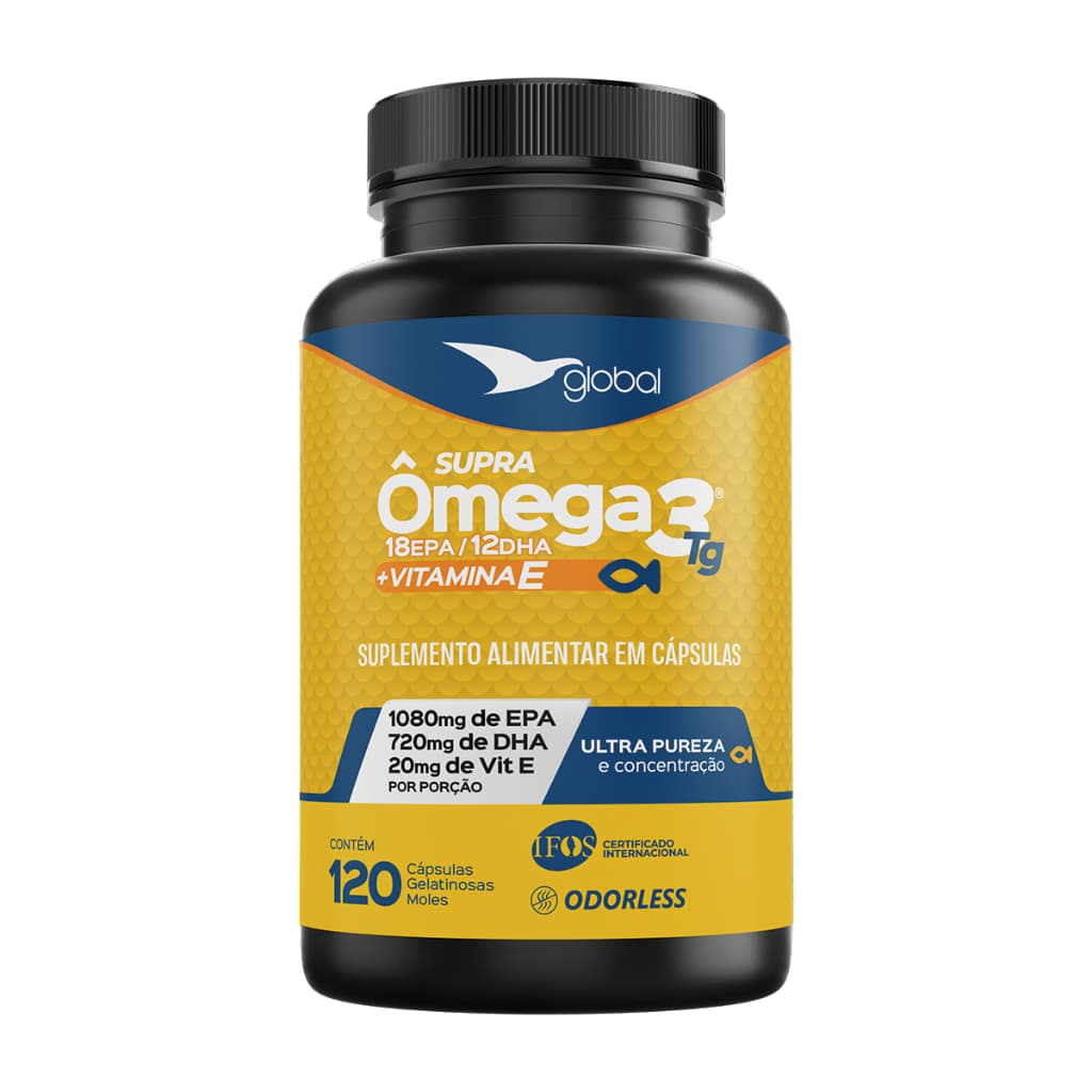 Ômega®3 com Vitamina E Pote 120 Caps