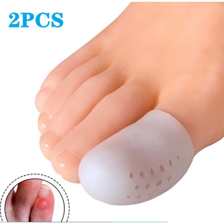 Par Protetor Dedo Dedão Pé Dedeira Calo Unha Encravada