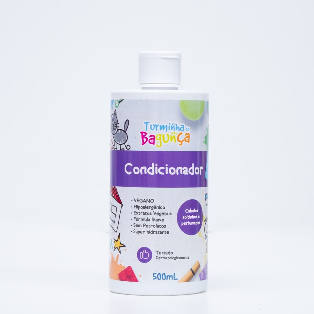 Condicionador Infantil TURMINHA DA BAGUNÇA - 500 ml Seguro para todas as Idades
