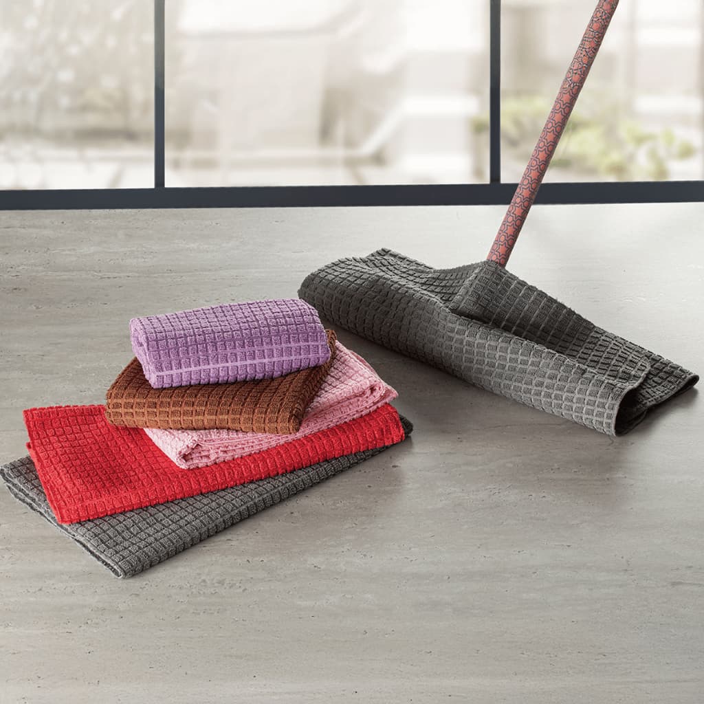 Kit 3 Panos de Chão Microfibra 70cm x 75cm Alta Absorção