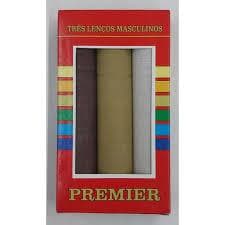 CAIXA COM 3 LENÇOS PRESIDENTE PREMIER (MARROM, OCRE  , BEGE)