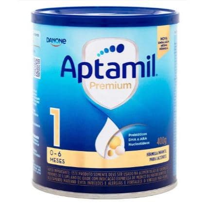 Fórmula Infantil Aptamil Premium 1 Danone 0 a 6 meses 400g