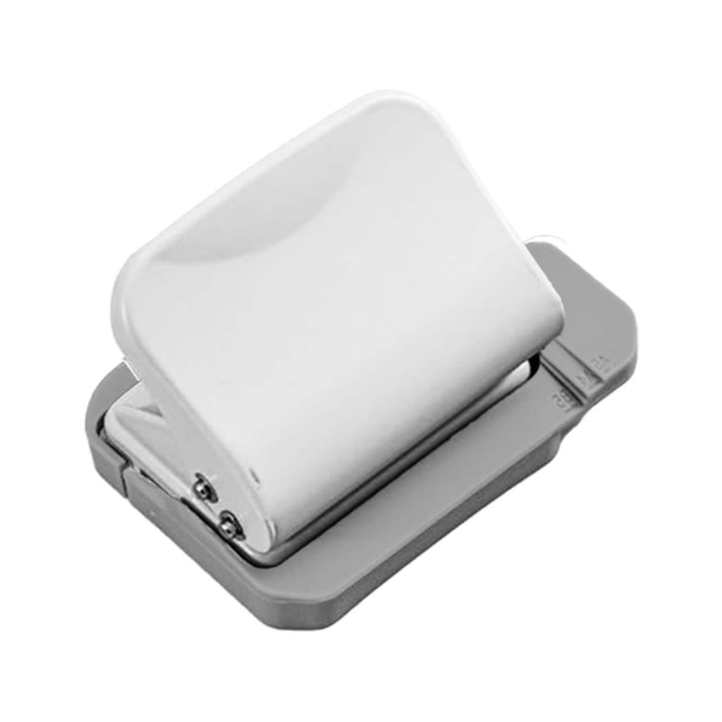 Furador com 6 furos, furador de papel para folhas soltas para cadernos A4 A5 B5 e álbuns de recortes