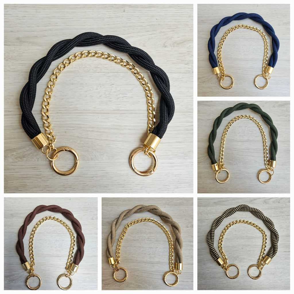 Alça de Cordão Náutico com corrente para bolsa