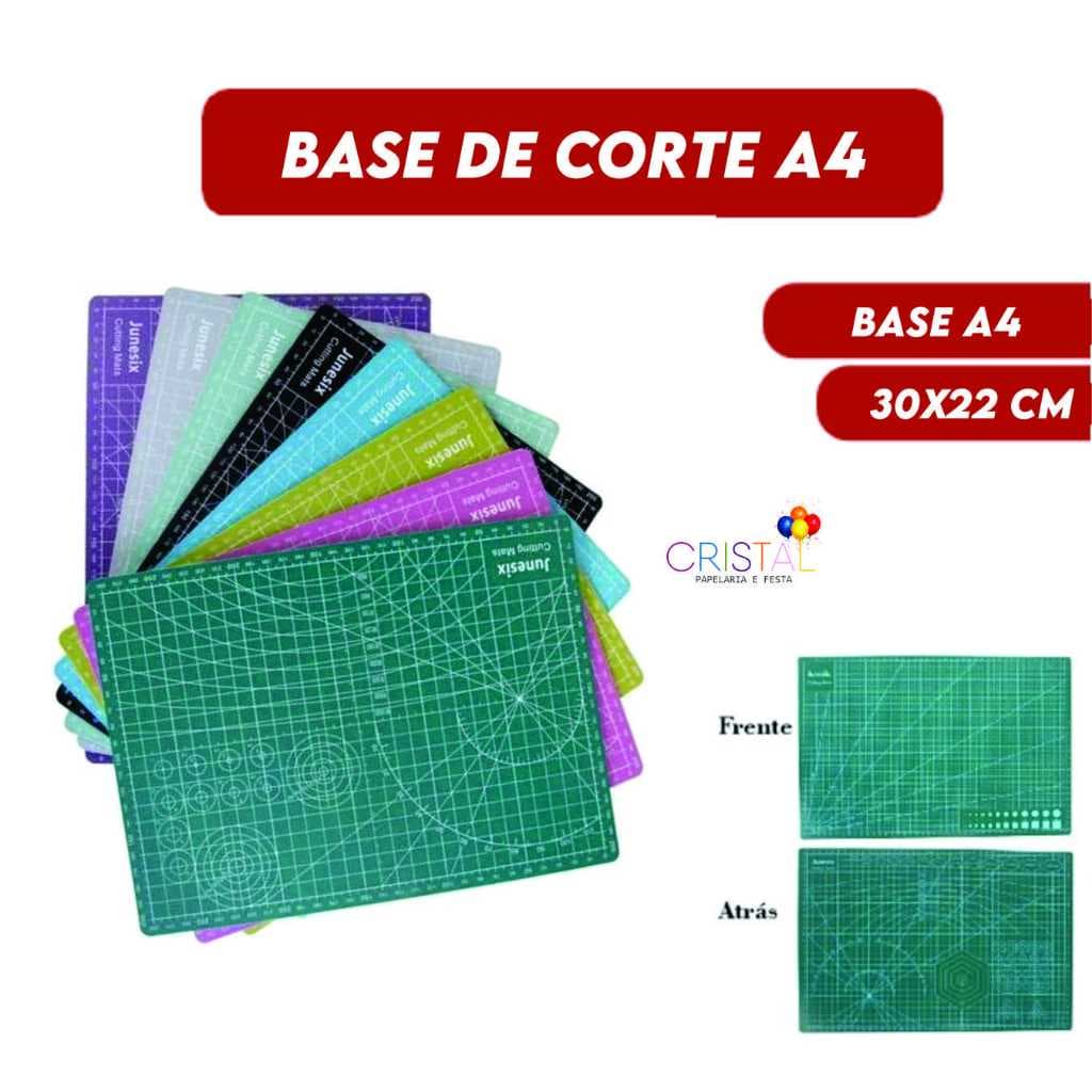 Base Para Corte De Mesa A4 Dupla Face Patchwork Artesanato Costura Manual Gravura