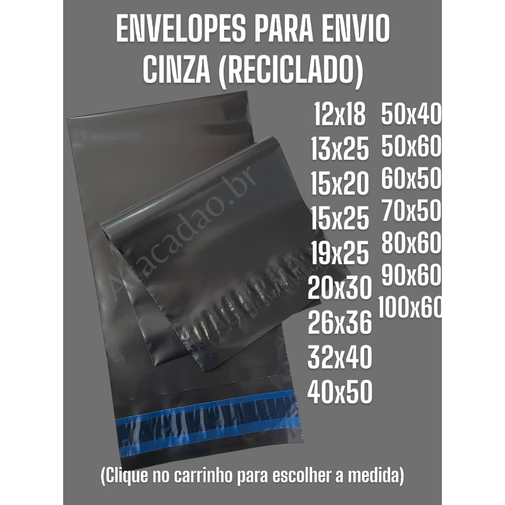 Envelope de Segurança embalagem sacola de envio com lacre inviolável varias cores envelopes kit