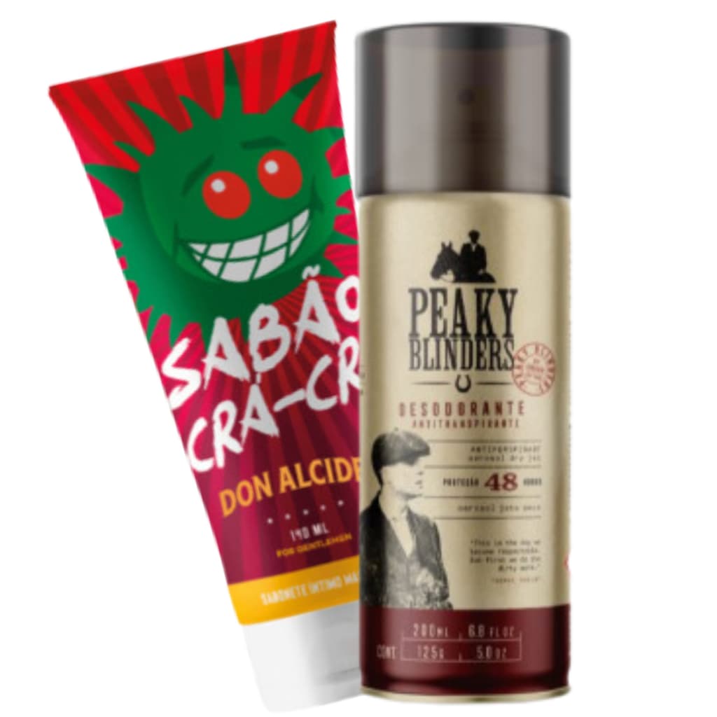 Sabonete Sabão Cra Cra + Desodorante Peaky Blinders Don Alcides Para Homens Determinados