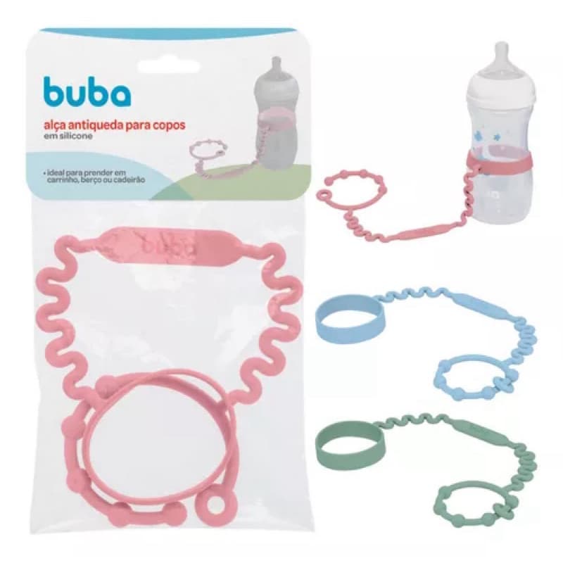 Alça De Silicone Antiqueda Para Copos e Mamadeiras - Buba, Introdução Alimentar