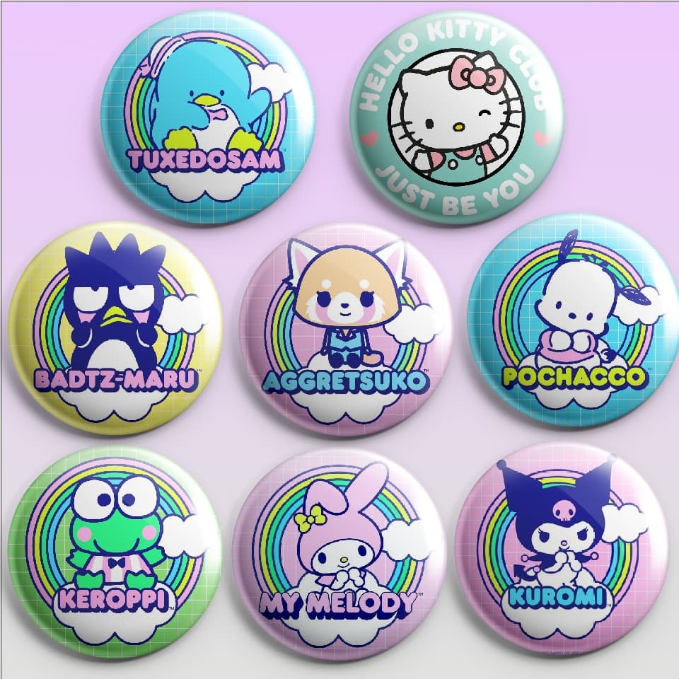 Bottons Broche Anime Sanrio Kawaii