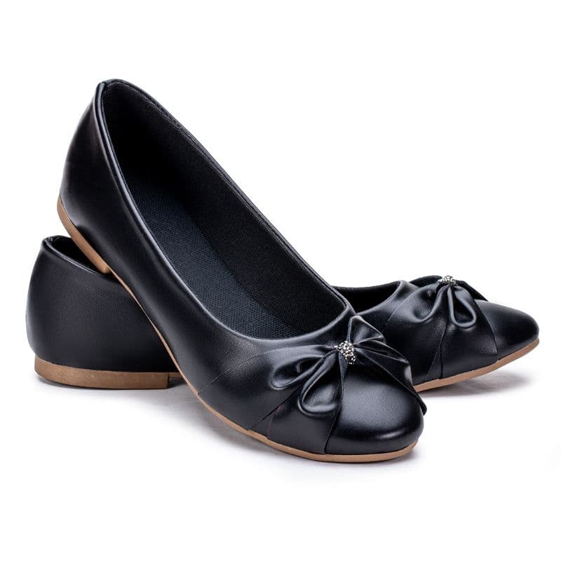 sapatilha feminina confortável.sapatilha casual feminina  Napa preto