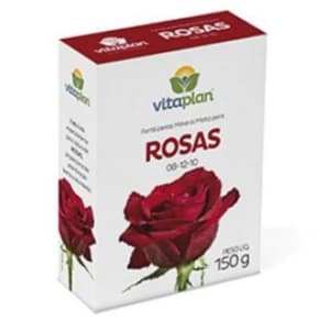 Fertilizante Adubo NPK 08-12-10 para Rosas - Mineral Misto Vitaplan 150g