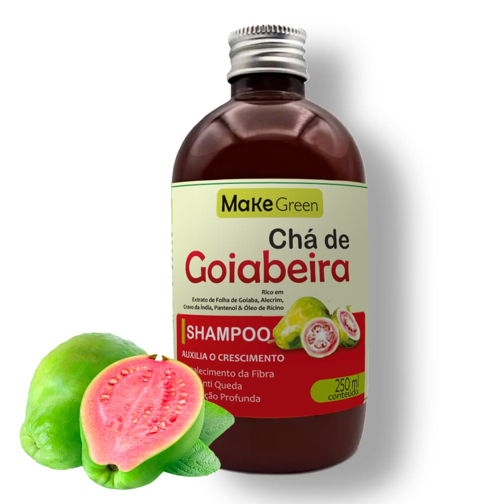 Shampoo Tratamento Crescimento Antiqueda Queda Capilar Chá de Goiabeira 250ml