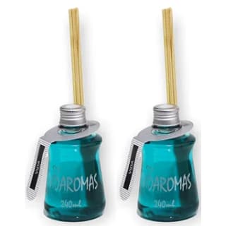 Difusor De Varetas Aromatizador De Ambientes Vidaromas 240ml KIT COM 2 UNIDADES