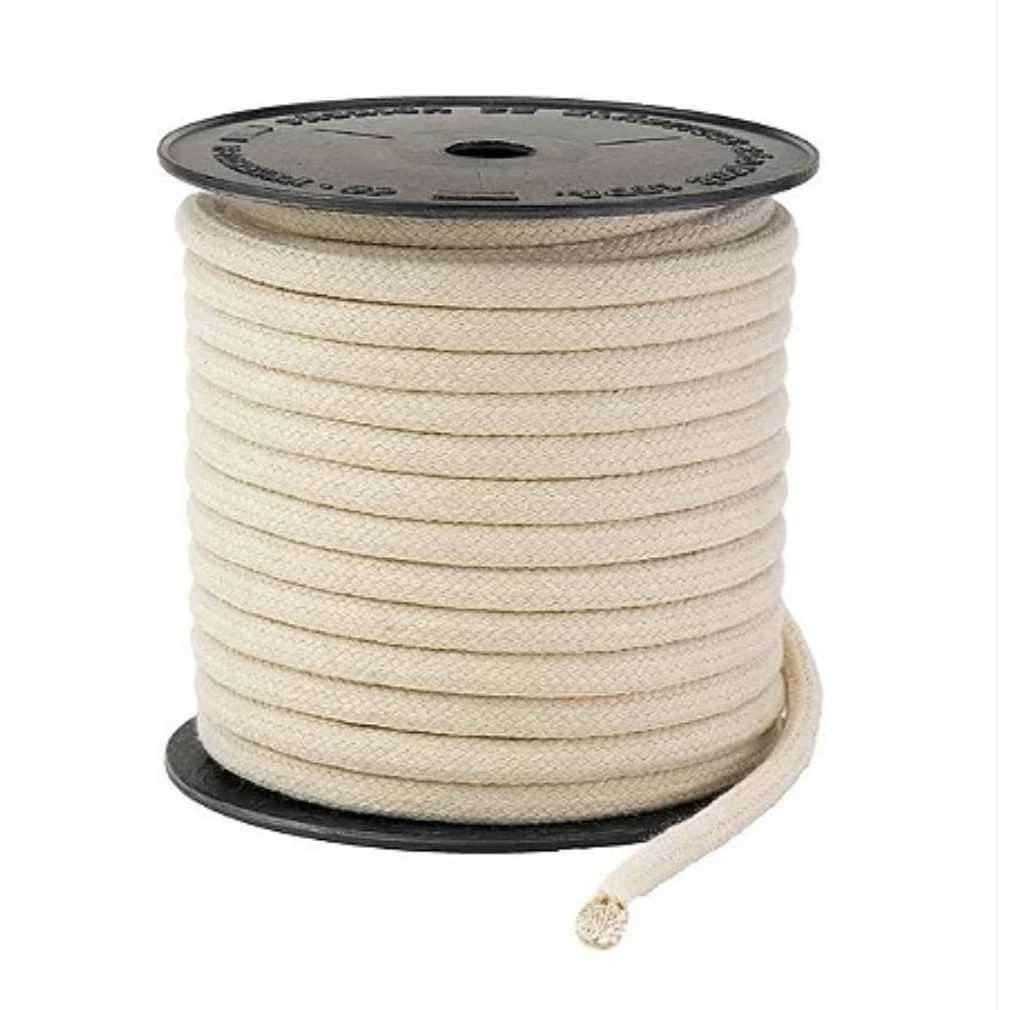 Cordão Trançado 100% Algodão Cru 8mm (vendas por unidades).Cordão para trabalhos de artesanatos.