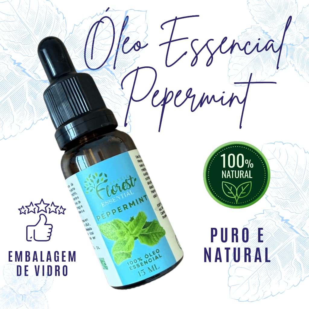 Óleo Essencial de Pepermint / Menta Peperita Florest Brasil