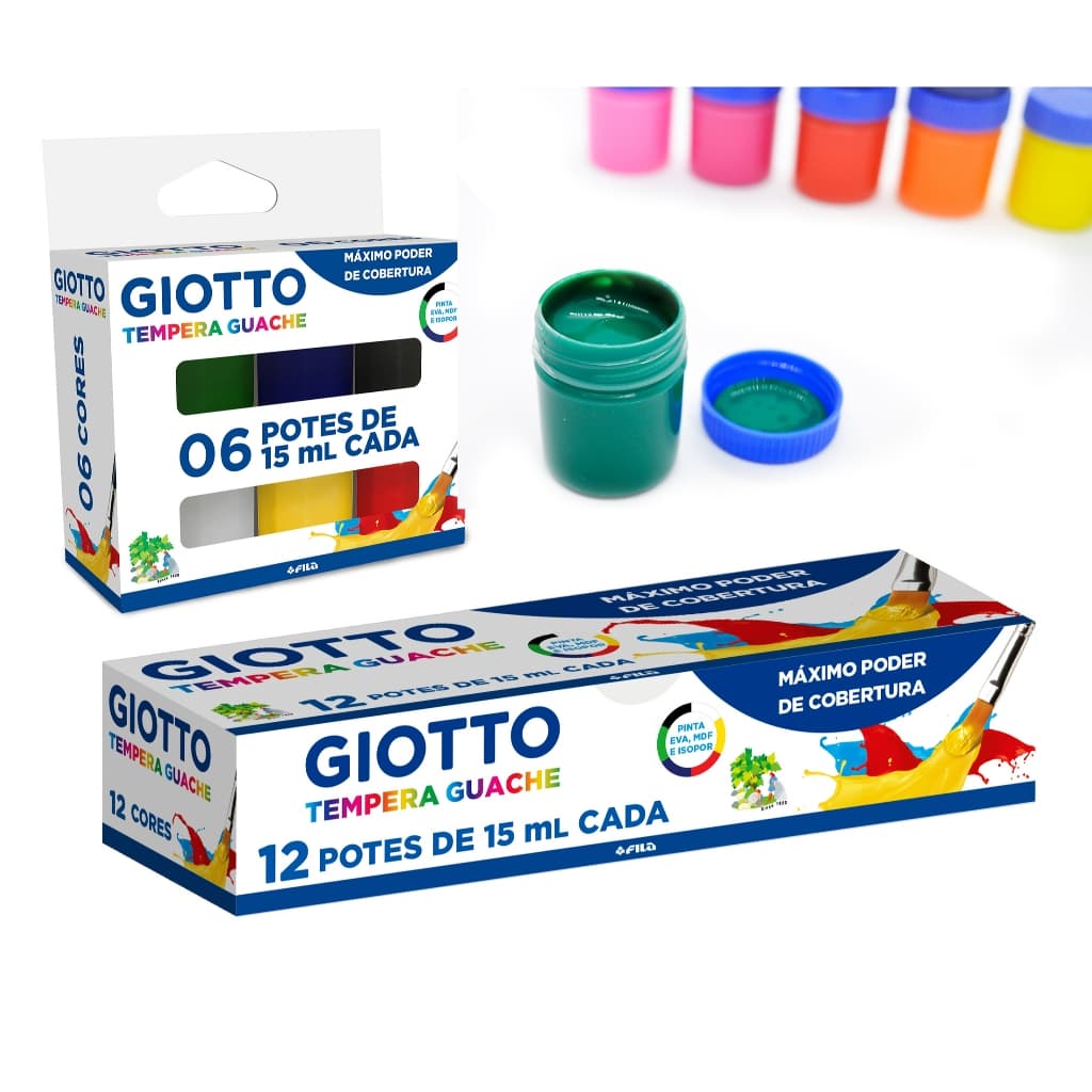 Tinta Tempera Guache 15 Ml Giotto