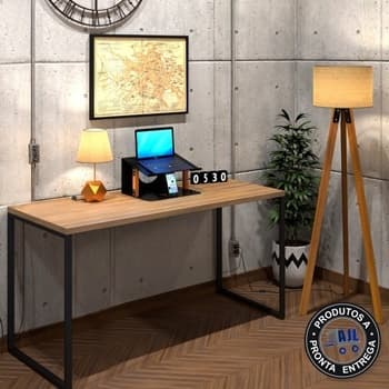 Mesa de Escritório 120cm Multiuso Várias Cores