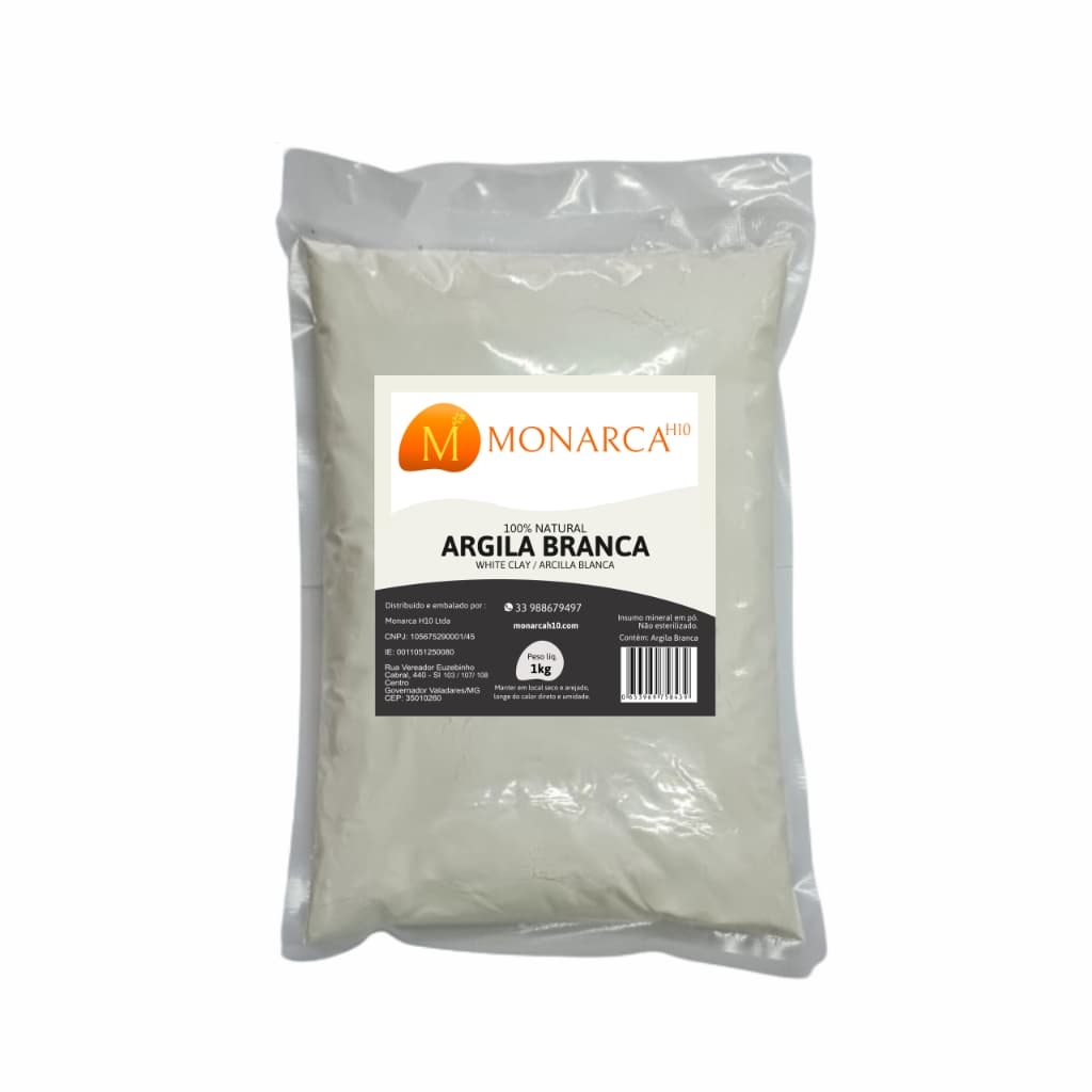 Argila Branca 1kg - clareadora (Skincare) Máscara Para O Rosto