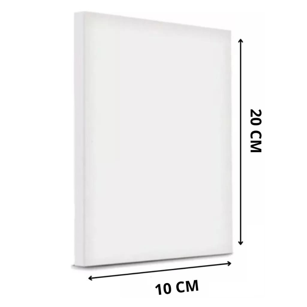 Tela De Pintura 10x20 Grampeadas Desenho Profissional Artes