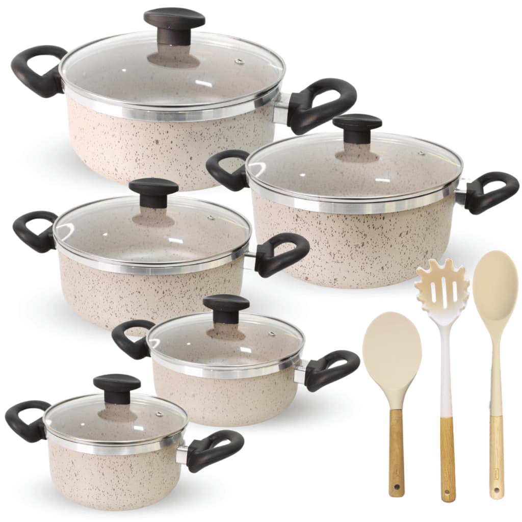 Jogos De Panelas 8 Peças 3mm Grossa Antiaderente Teflonada + Barato