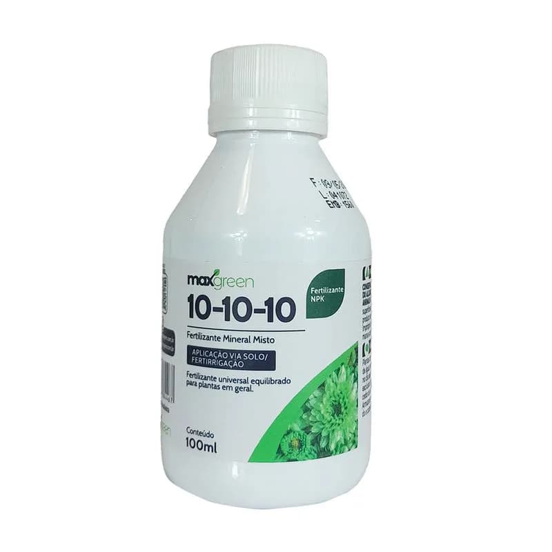 Adubo Maxgreen NPK 10-10-10 - Concentrado 100ml