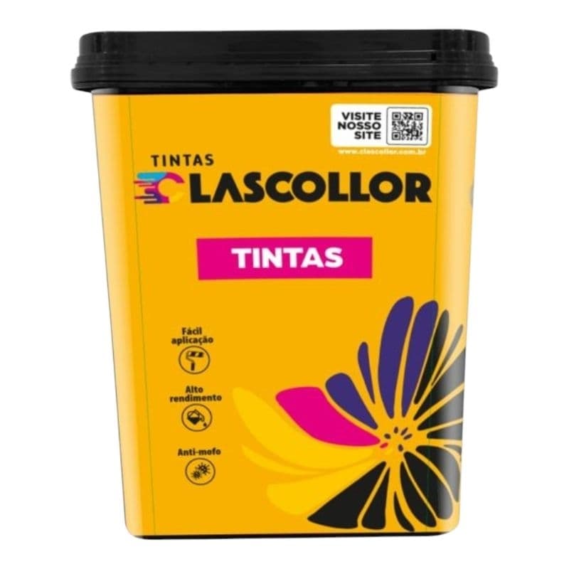 Tinta acrilica Clascollor 3.6l rende muito