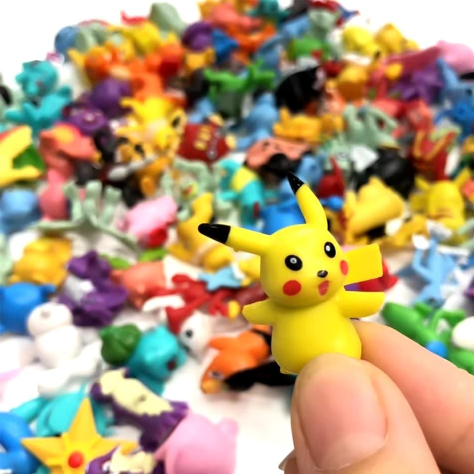Bonecos Pokémon Miniaturas Sem Repetições Figuras Pokemon Coleção  Pikachu Anime Figura de ação