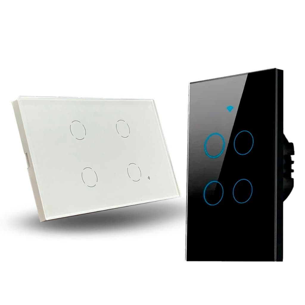 Interruptor Inteligente 1.2.3. 4 Teclas Tuya Alexa Wifi