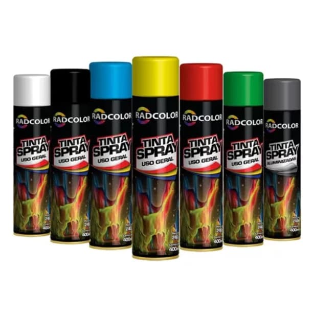 Tinta Spray Todas As Cores 400ml Uso Geral, Alta Temperatura e Automotivo Promoção